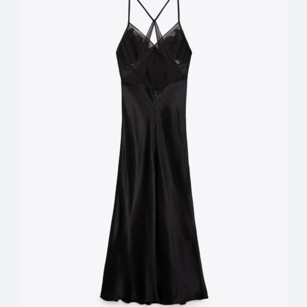 Zara satin dress